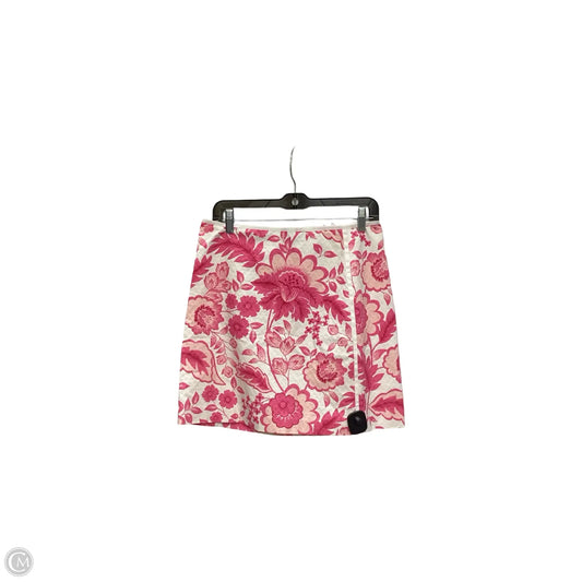 Skirt Mini & Short By Southern Tide In Pink & White, Size: 4