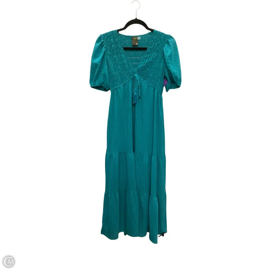 Dress Casual Maxi By Taylor In Teal, Size: Xs