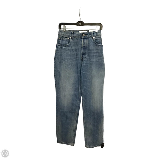 Designer Jeans Straight By Everlane In Blue Denim, Size: 10