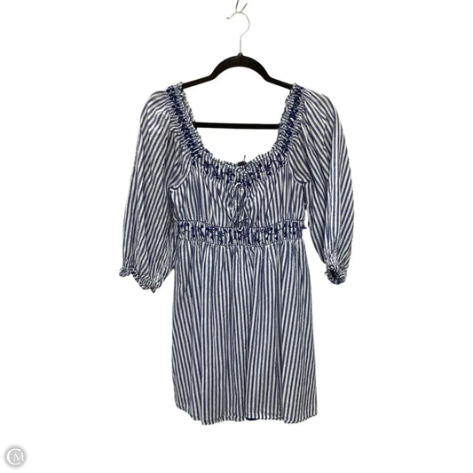 Dress Casual Short By American Eagle In Blue & White, Size: M