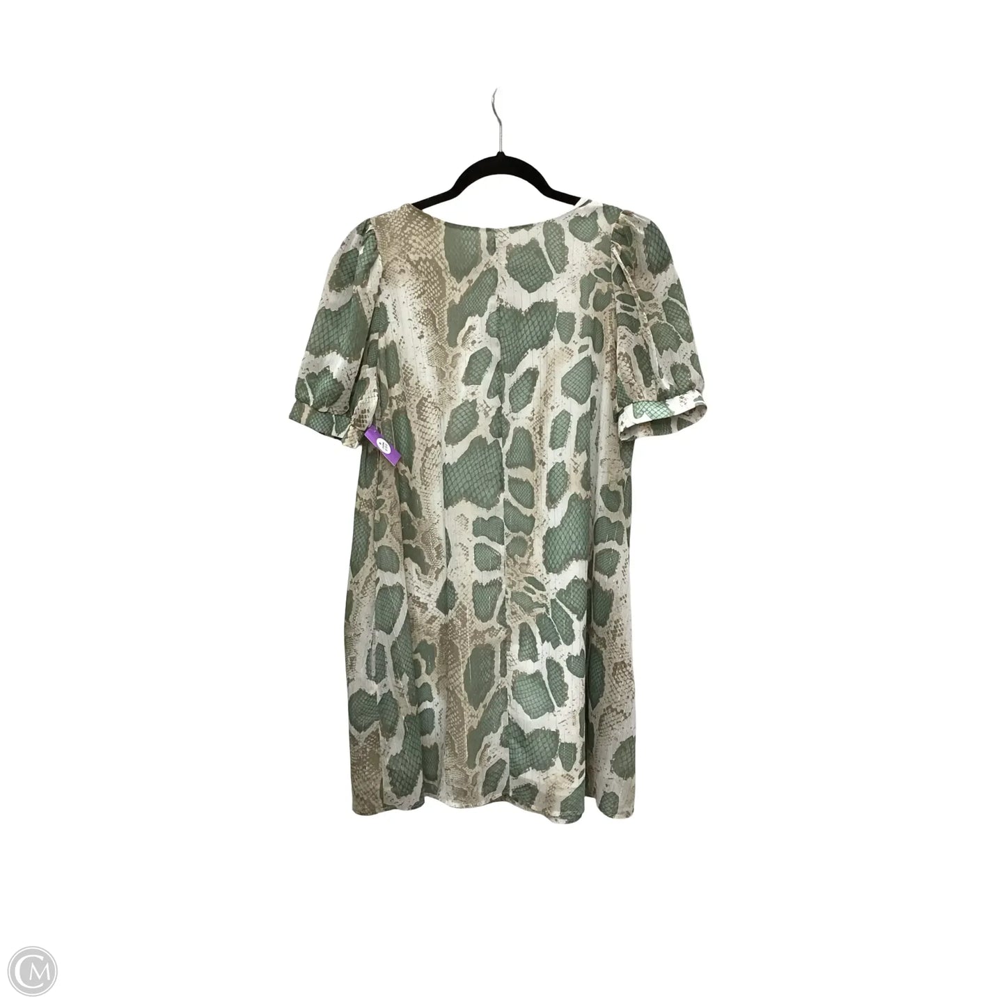 Dress Casual Short By Adrienne In Green, Size: S