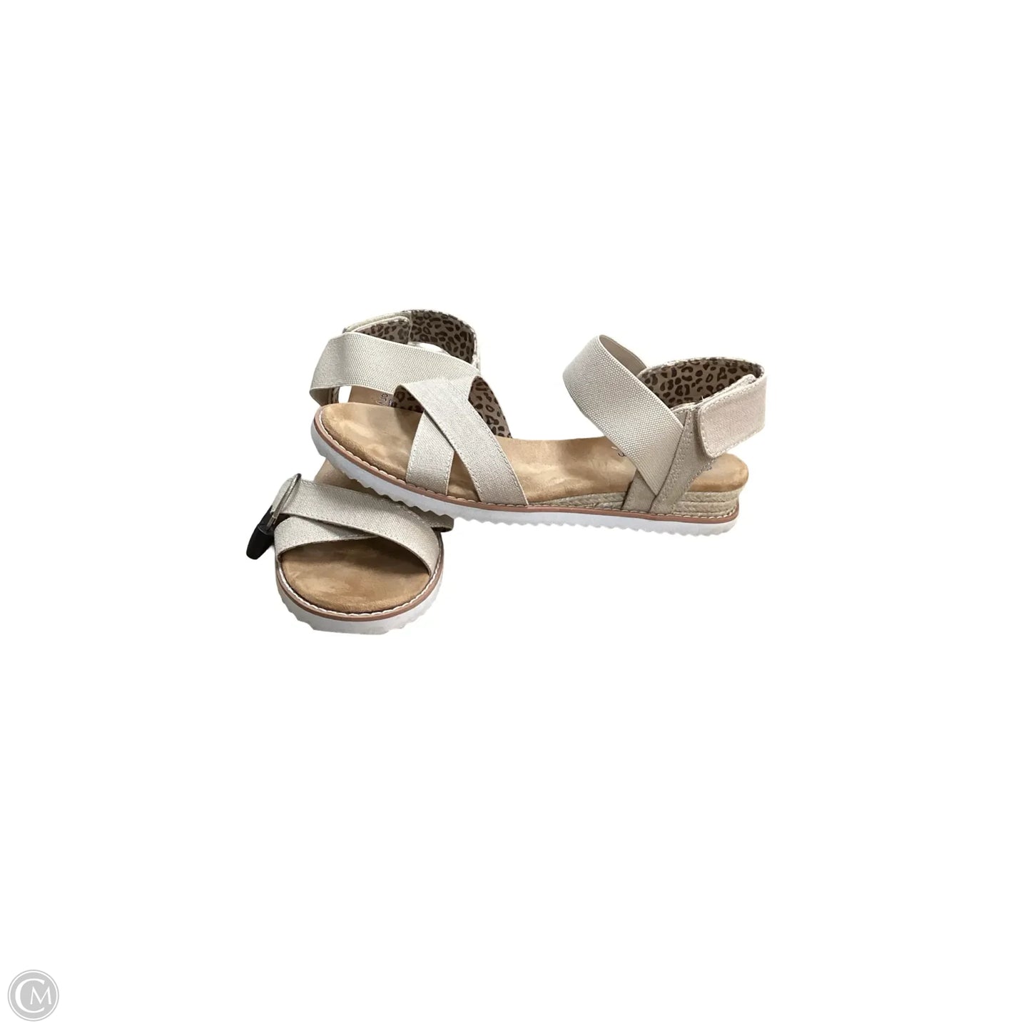 Sandals Flats By Bobs In Tan, Size: 9.5