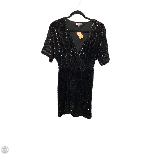 Dress Party Short By Pink Lily In Black, Size: S