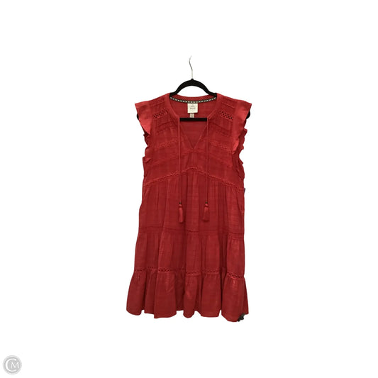 Dress Casual Short By Knox Rose In Red, Size: S