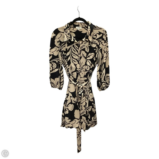 Dress Casual Short By Umgee In Black & Cream, Size: L