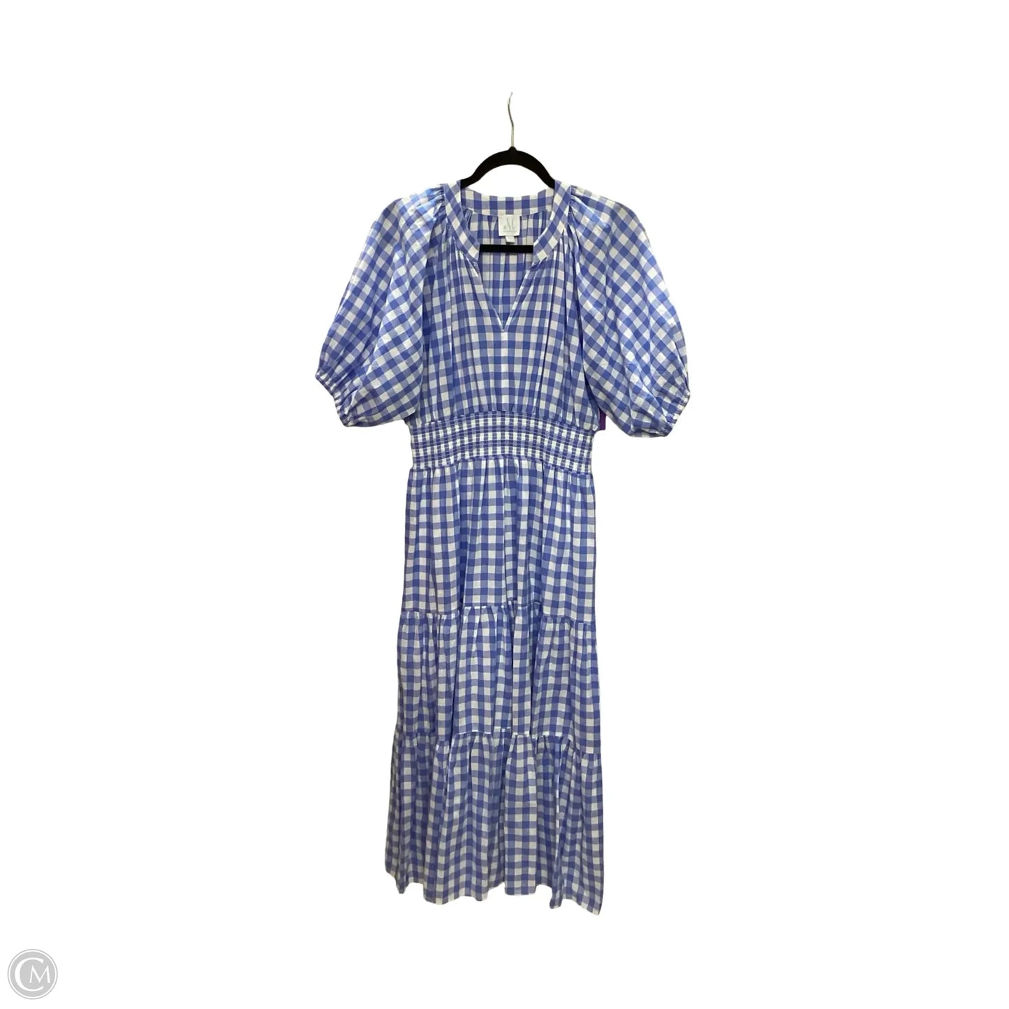 Dress Casual Maxi By Shop The Mint In Blue & White, Size: Xl