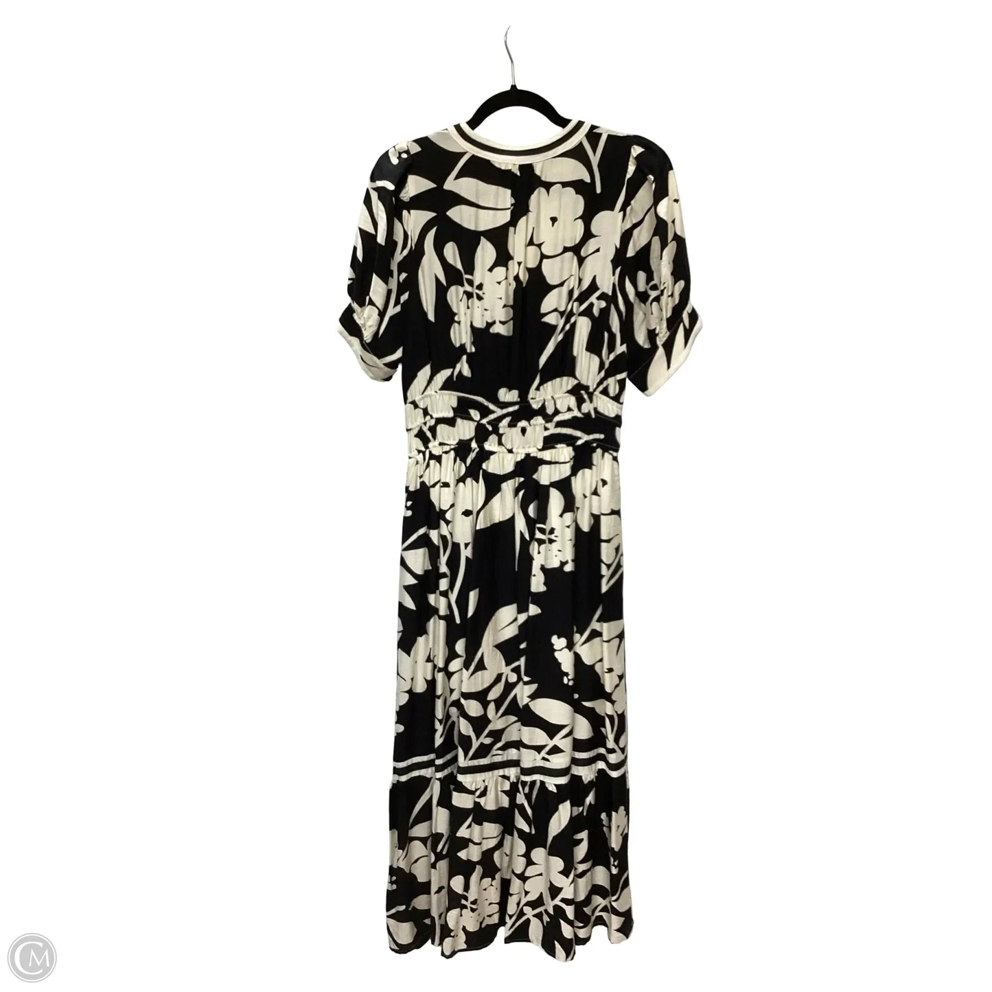 Dress Casual Maxi By Entro In Black & Cream, Size: M