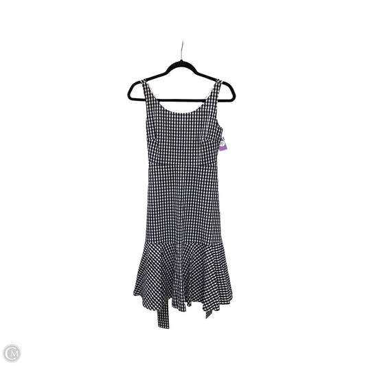 Dress Casual Midi By J. Crew In Blue & White, Size: 2p