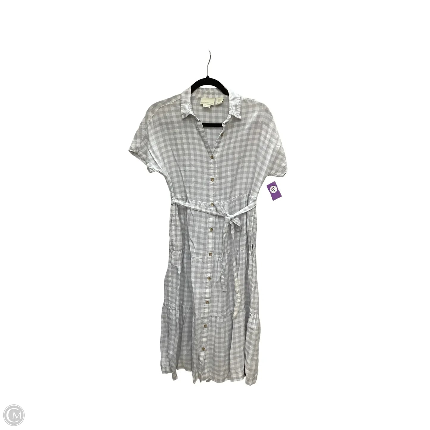 Dress Casual Midi By Cynthia Rowley In Grey & White, Size: Xs