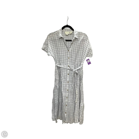 Dress Casual Midi By Cynthia Rowley In Grey & White, Size: Xs