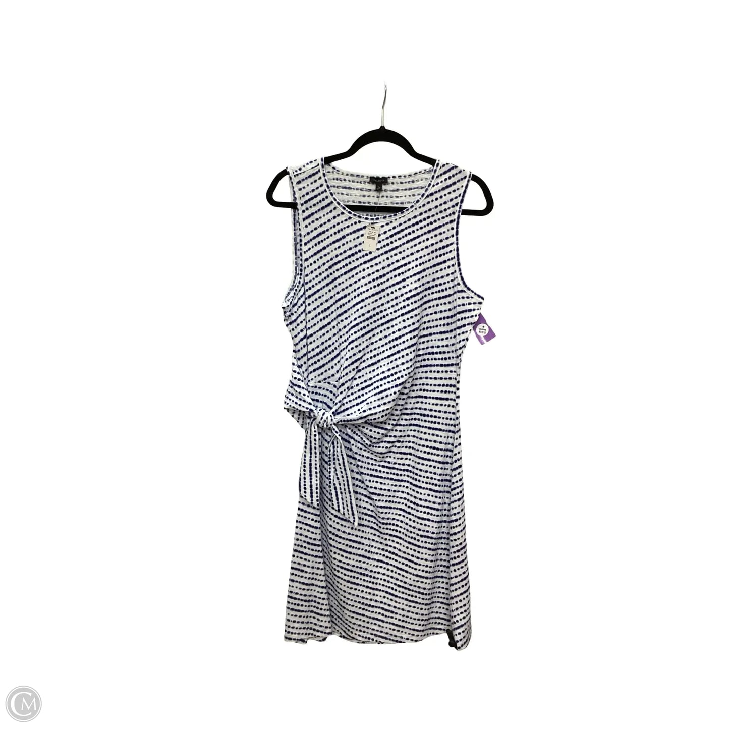 Dress Casual Short By Talbots In Blue & White, Size: L