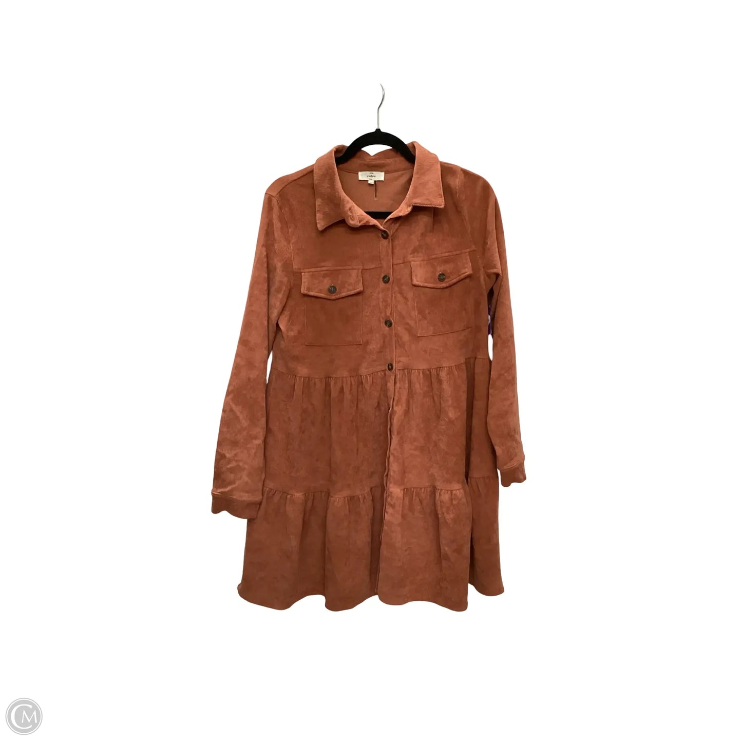 Dress Casual Short By Entro In Orange, Size: M