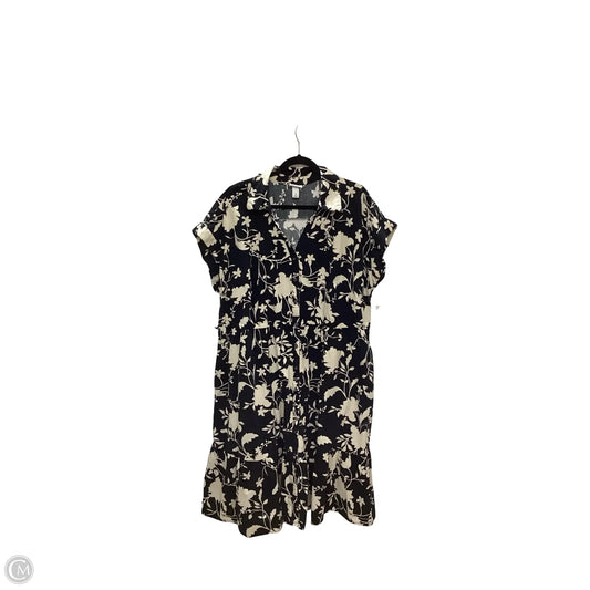 Dress Casual Maxi By Ava & Viv In Black & Cream, Size: 3x