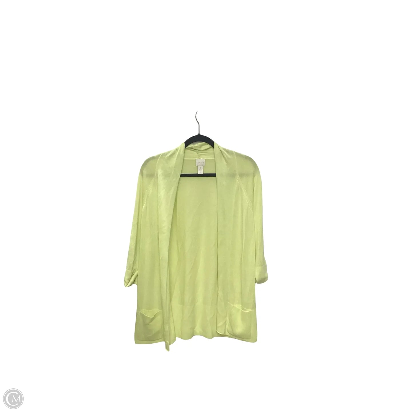 Cardigan By Chicos In Green, Size: M