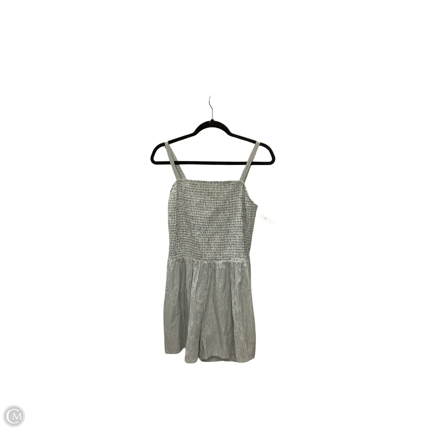 Romper By Universal Thread In Striped Pattern, Size: L