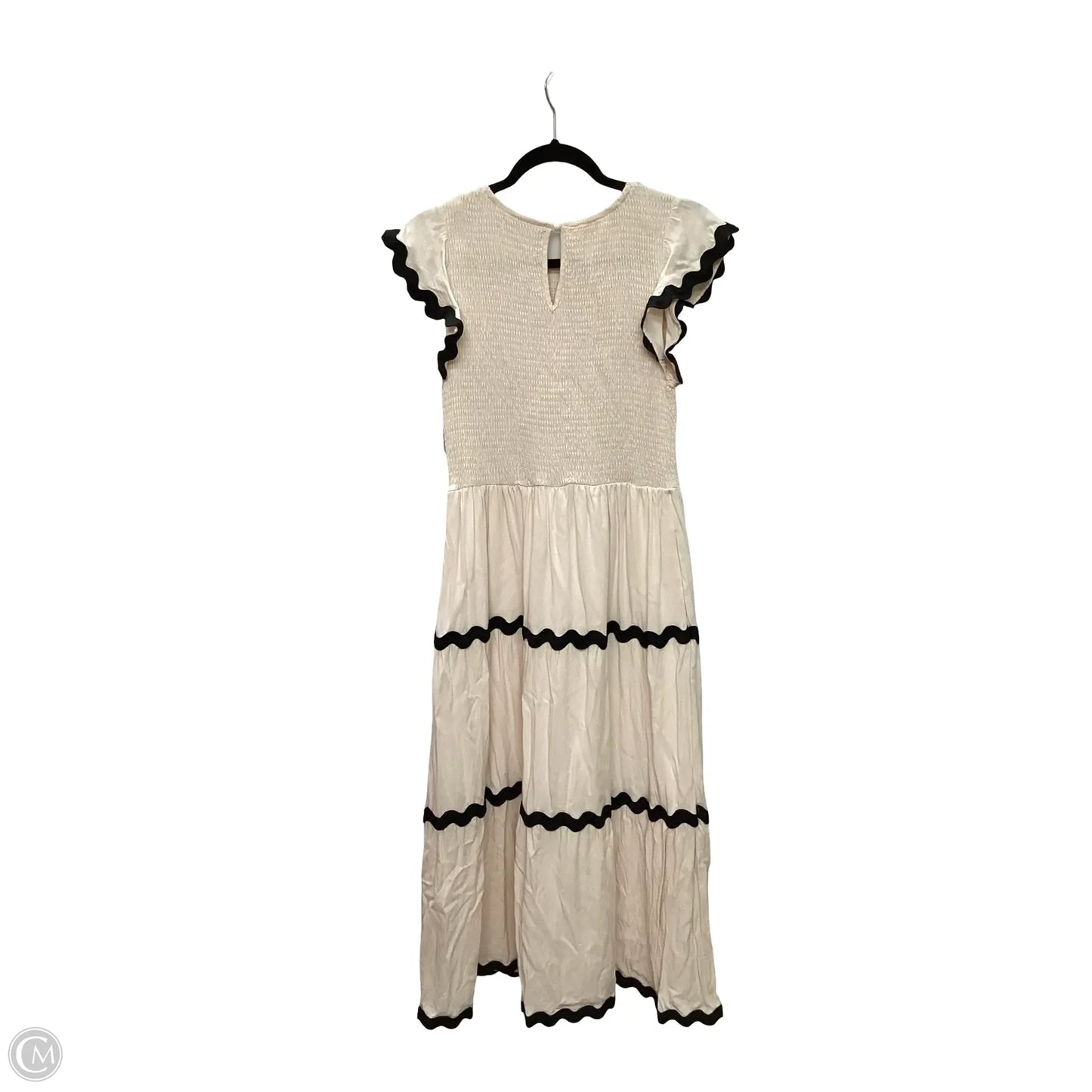 Dress Casual Maxi By Zesica In Cream, Size: M