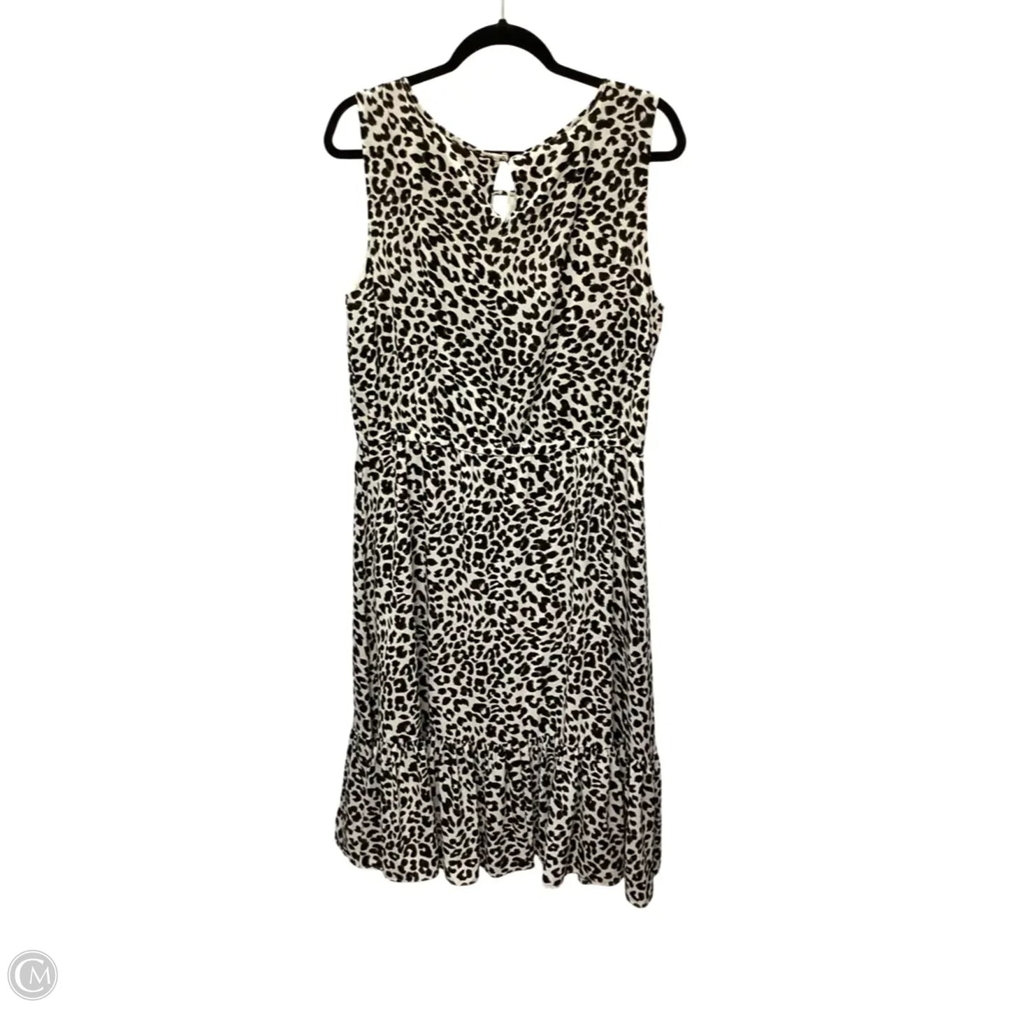Dress Casual Midi By Talbots In Animal Print, Size: 14