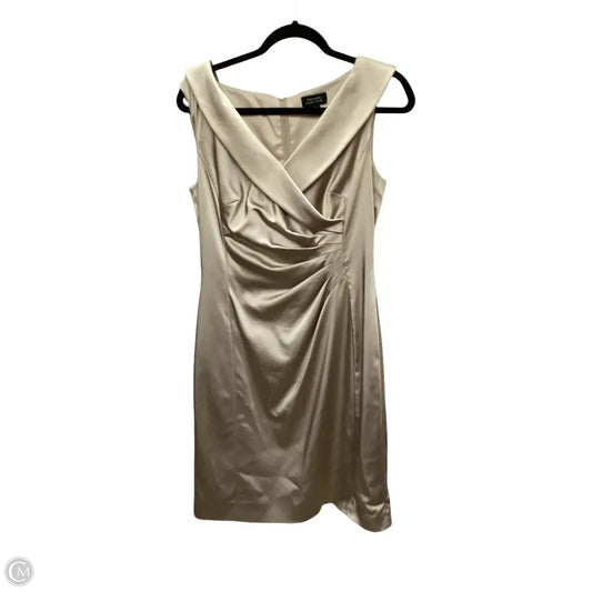 Dress Party Short By Tahari In Tan, Size: 8