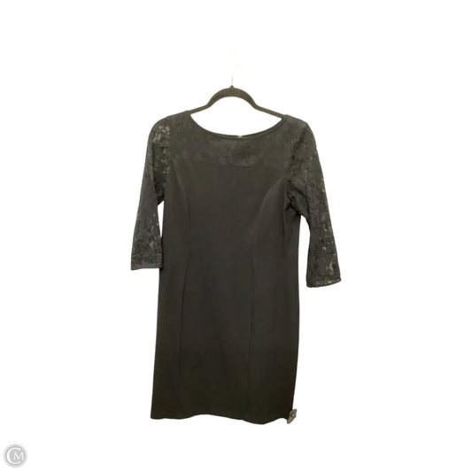Dress Casual Midi By Talbots In Black, Size: 8p