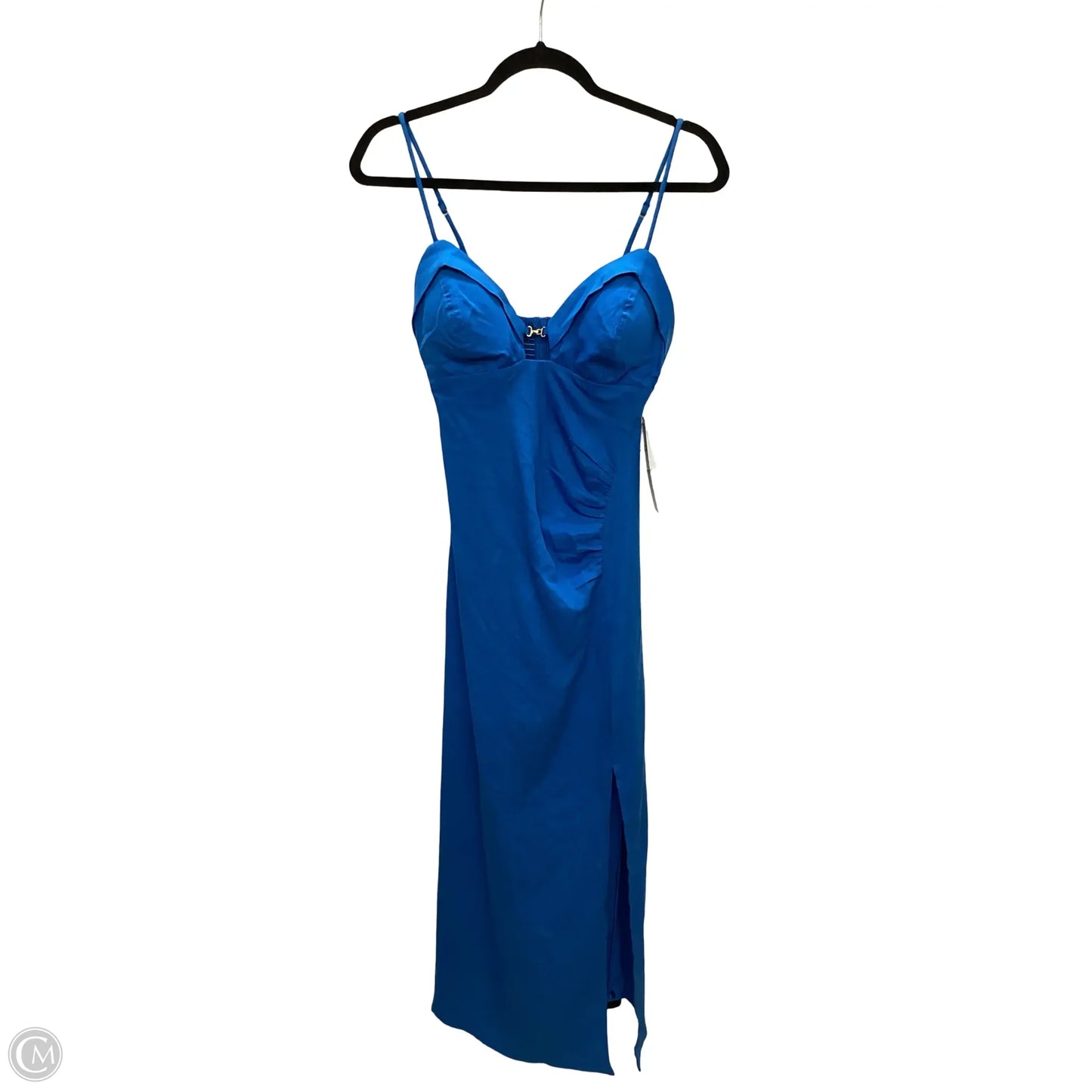 Dress Casual Midi By Vix In Blue, Size: 2