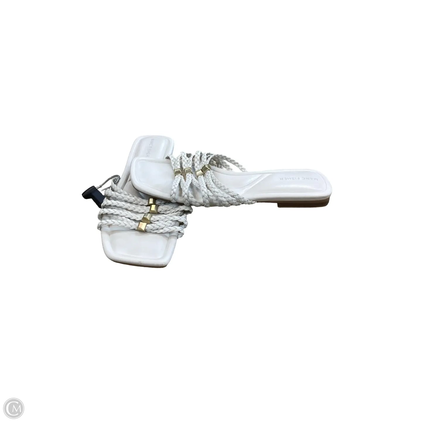 Sandals Flats By Marc Fisher In White, Size: 9.5