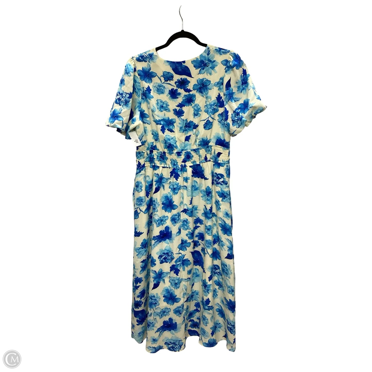 Dress Casual Maxi By Prettygarden In Blue & White, Size: M
