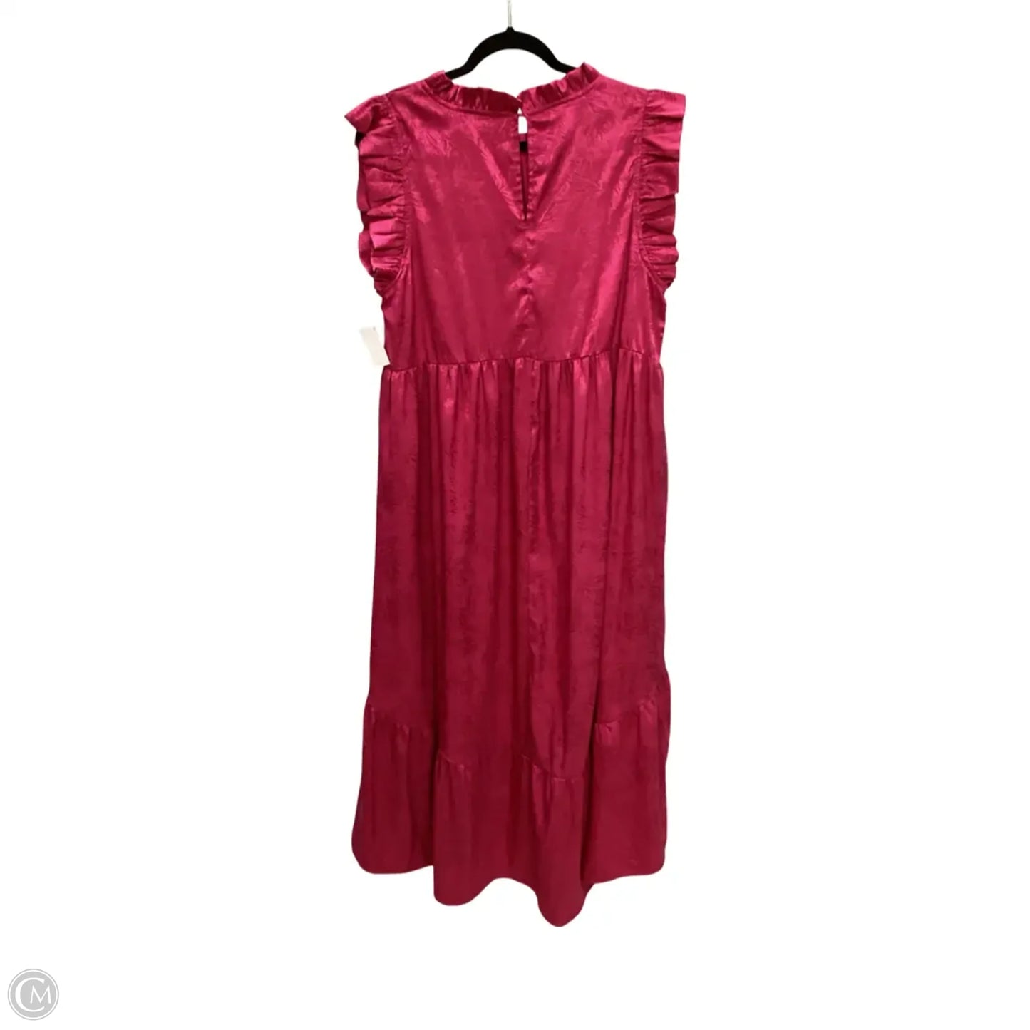 Dress Casual Midi By Karlie In Pink, Size: L