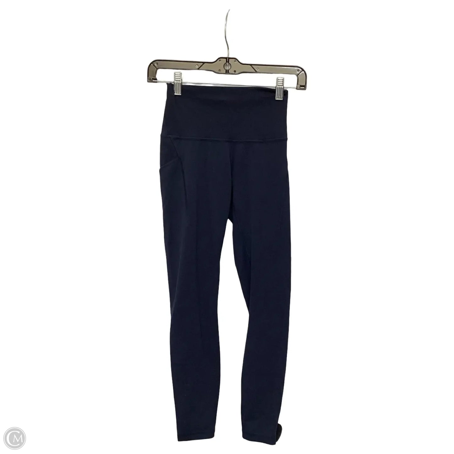 Athletic Leggings By Lululemon In Navy, Size: 4