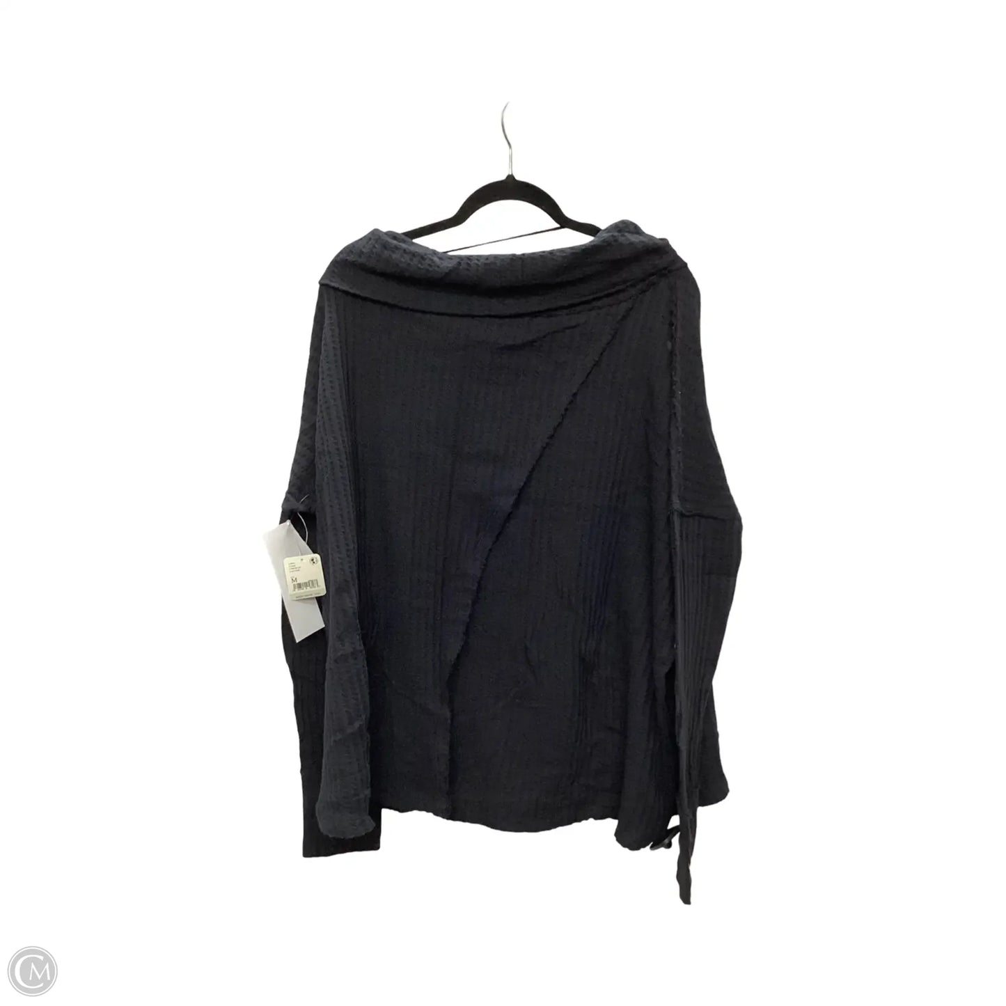 Blouse Long Sleeve By Free People In Black, Size: M