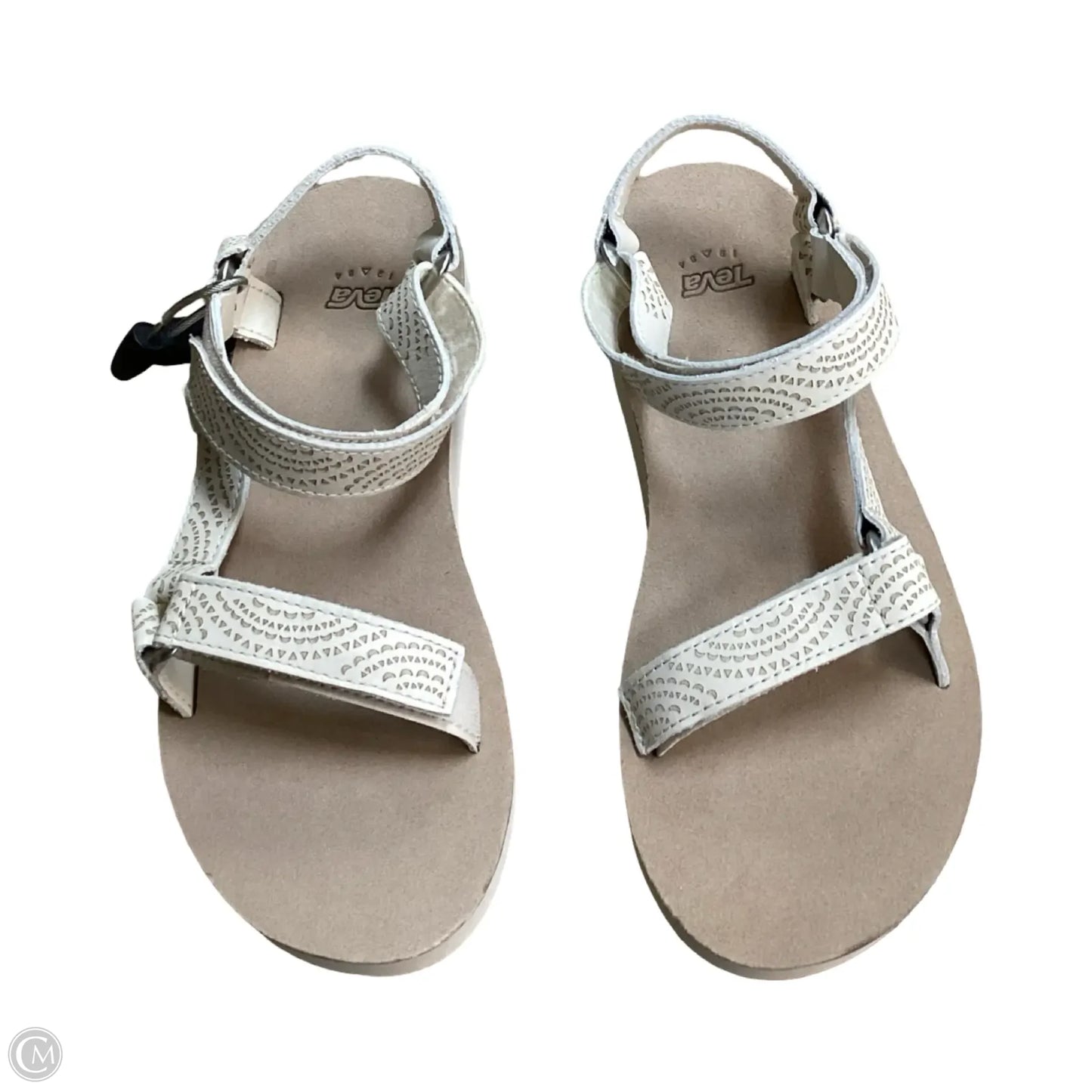 Sandals Flats By Teva In Cream, Size: 9
