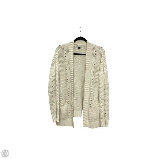 Cardigan By American Eagle In Cream, Size: M