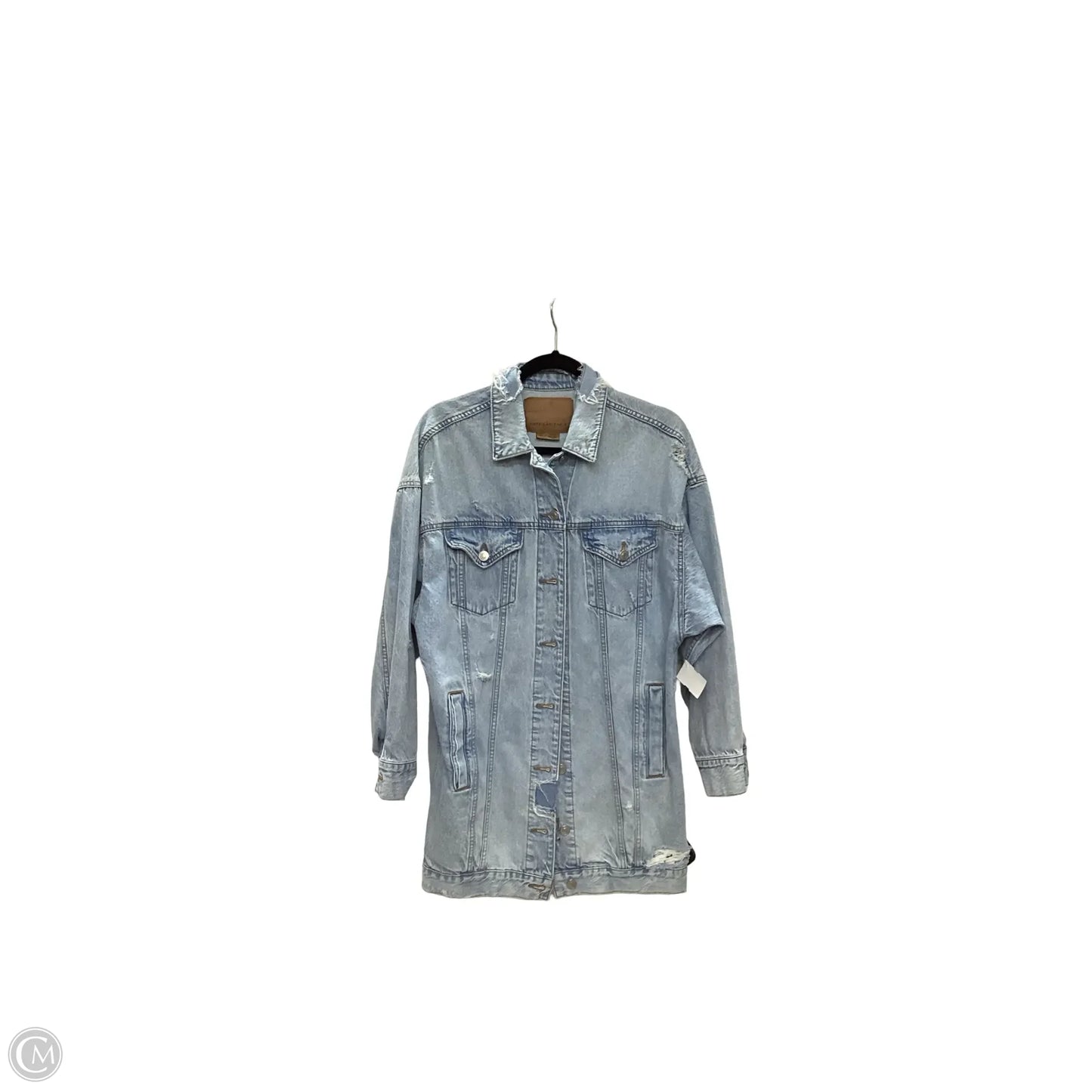 Jacket Denim By American Eagle In Blue Denim, Size: S