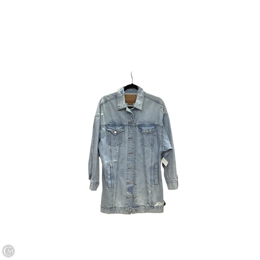 Jacket Denim By American Eagle In Blue Denim, Size: S