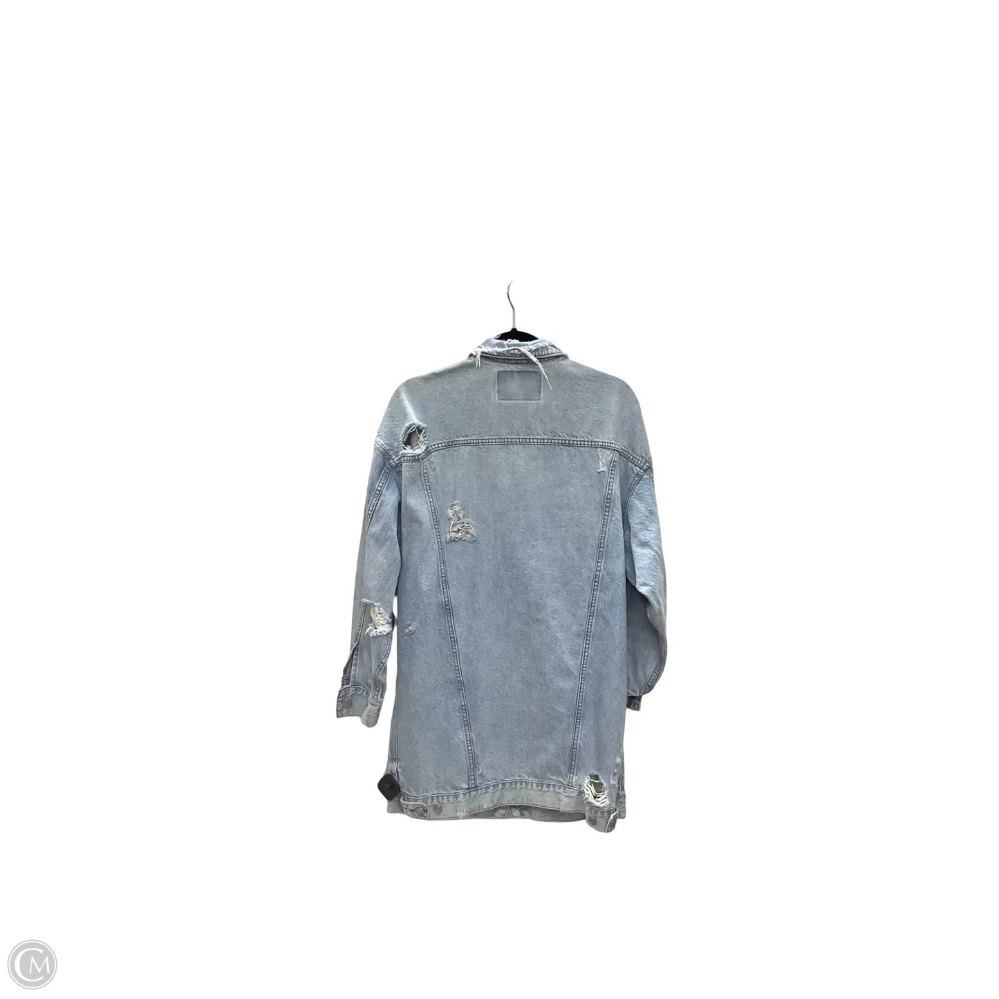 Jacket Denim By American Eagle In Blue Denim, Size: S