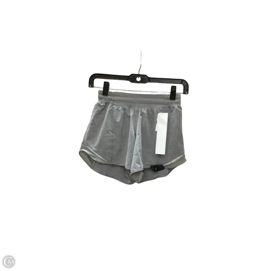 Athletic Shorts By Lululemon In Grey, Size: 4