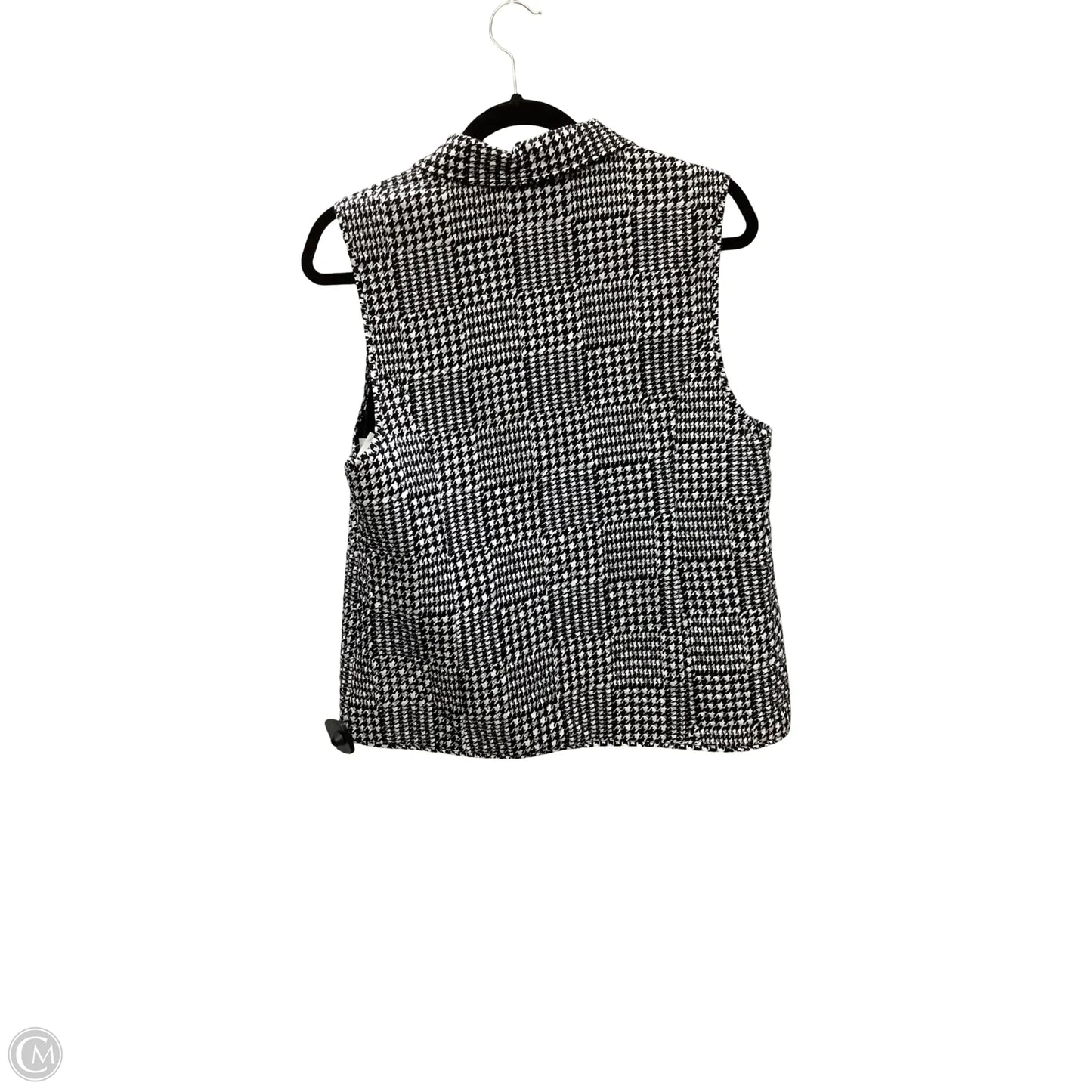 Vest Other By Chicos In Black & White, Size: M