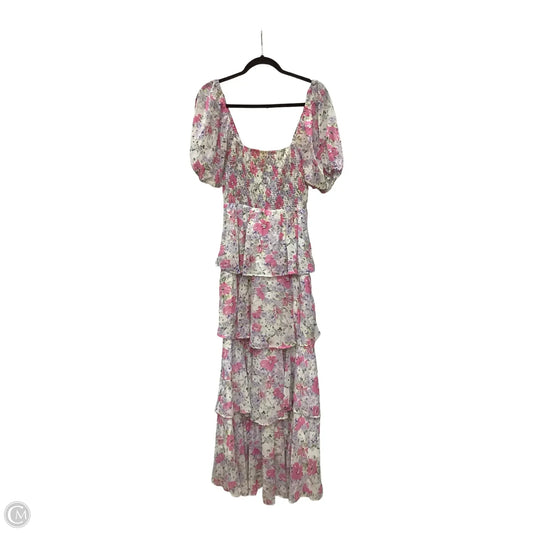 Dress Casual Maxi By Entro In Floral Print, Size: M