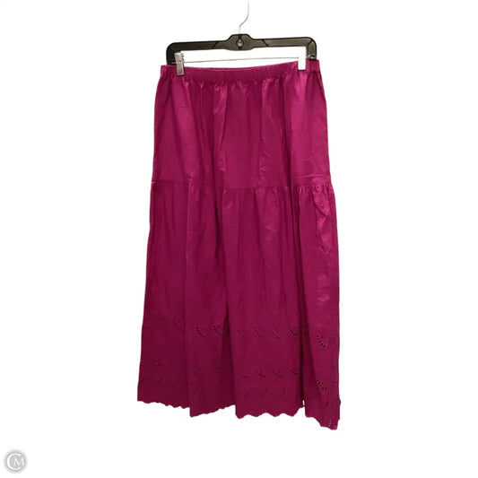 Skirt Maxi By St Johns Bay In Pink, Size: M