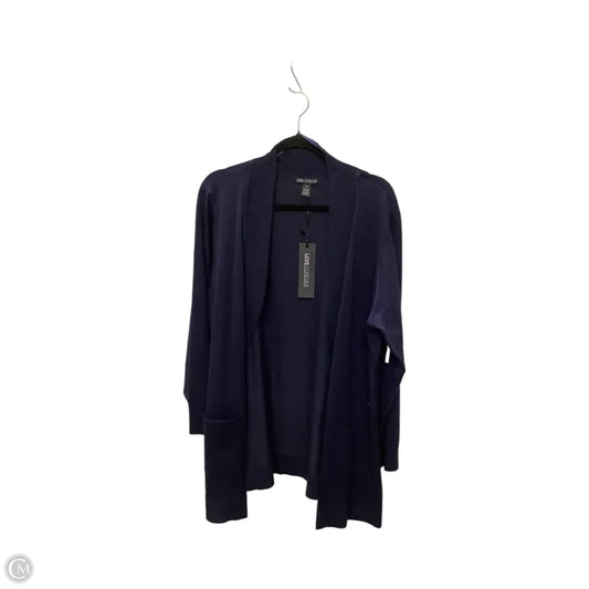 Cardigan By LOVE FOREVER In Navy, Size: 3x