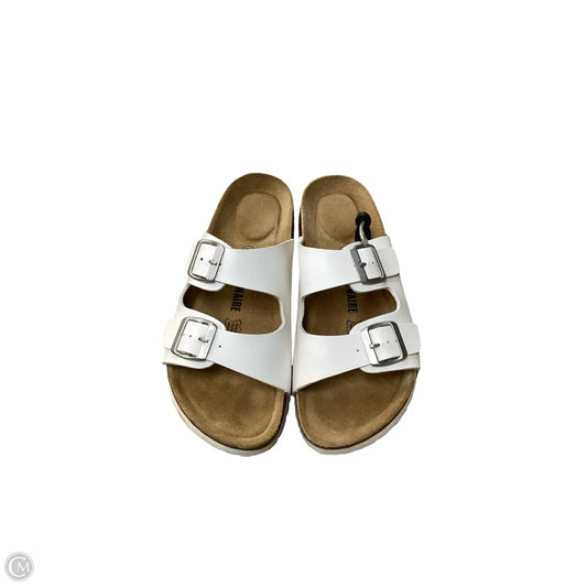 Sandals Flats By Cushionaire In White, Size: 8
