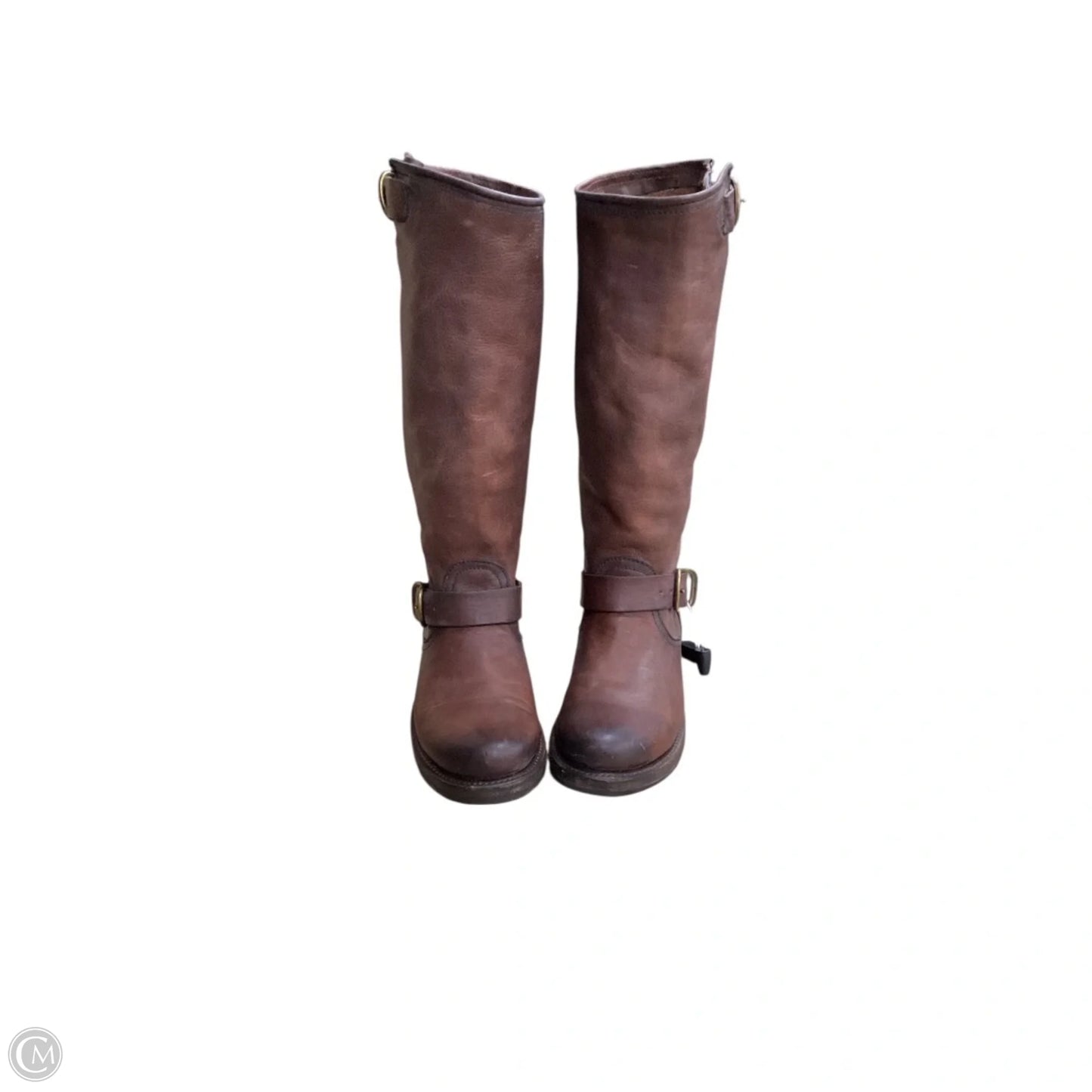 Boots Designer By Frye In Brown, Size: 6.5