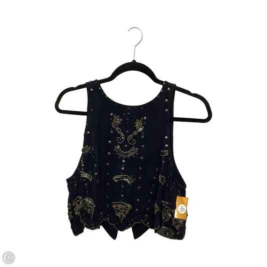Blouse Sleeveless By Free People In Black, Size: M