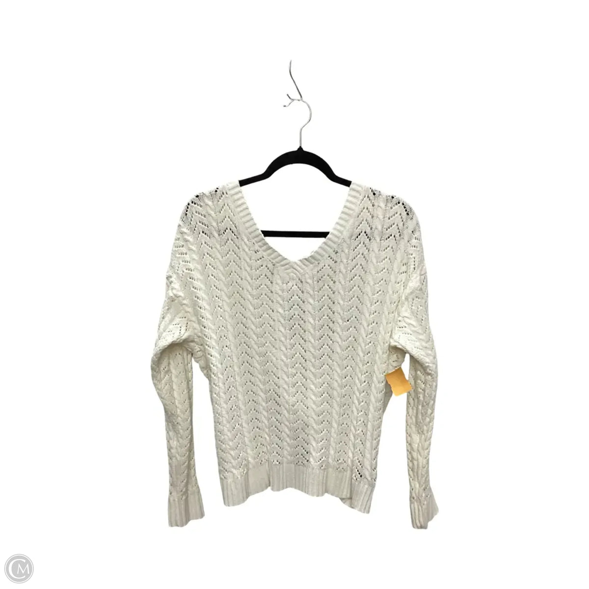 Sweater By Jun & Ivy In Cream, Size: L