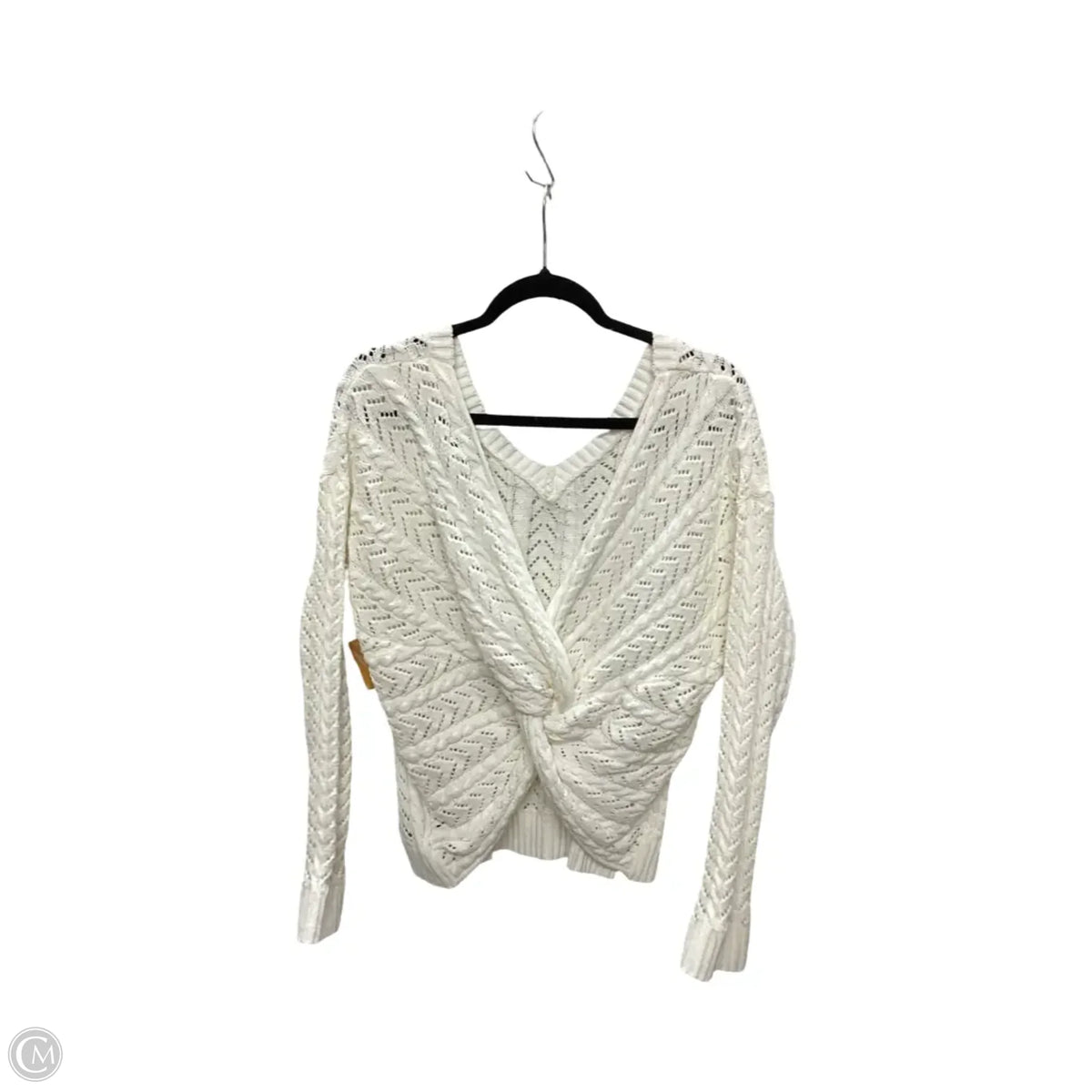 Sweater By Jun & Ivy In Cream, Size: L