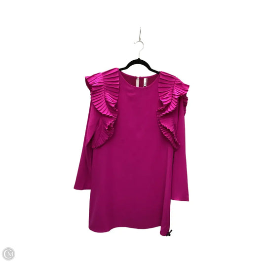 Dress Casual Short By Glam In Pink, Size: L