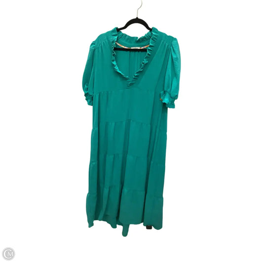Dress Casual Maxi By Umgee In Green, Size: L