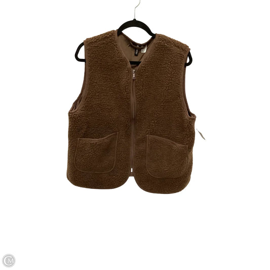 Vest Fleece By Divided In Brown, Size: M