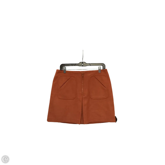 Skirt Mini & Short By Gap In Orange, Size: S