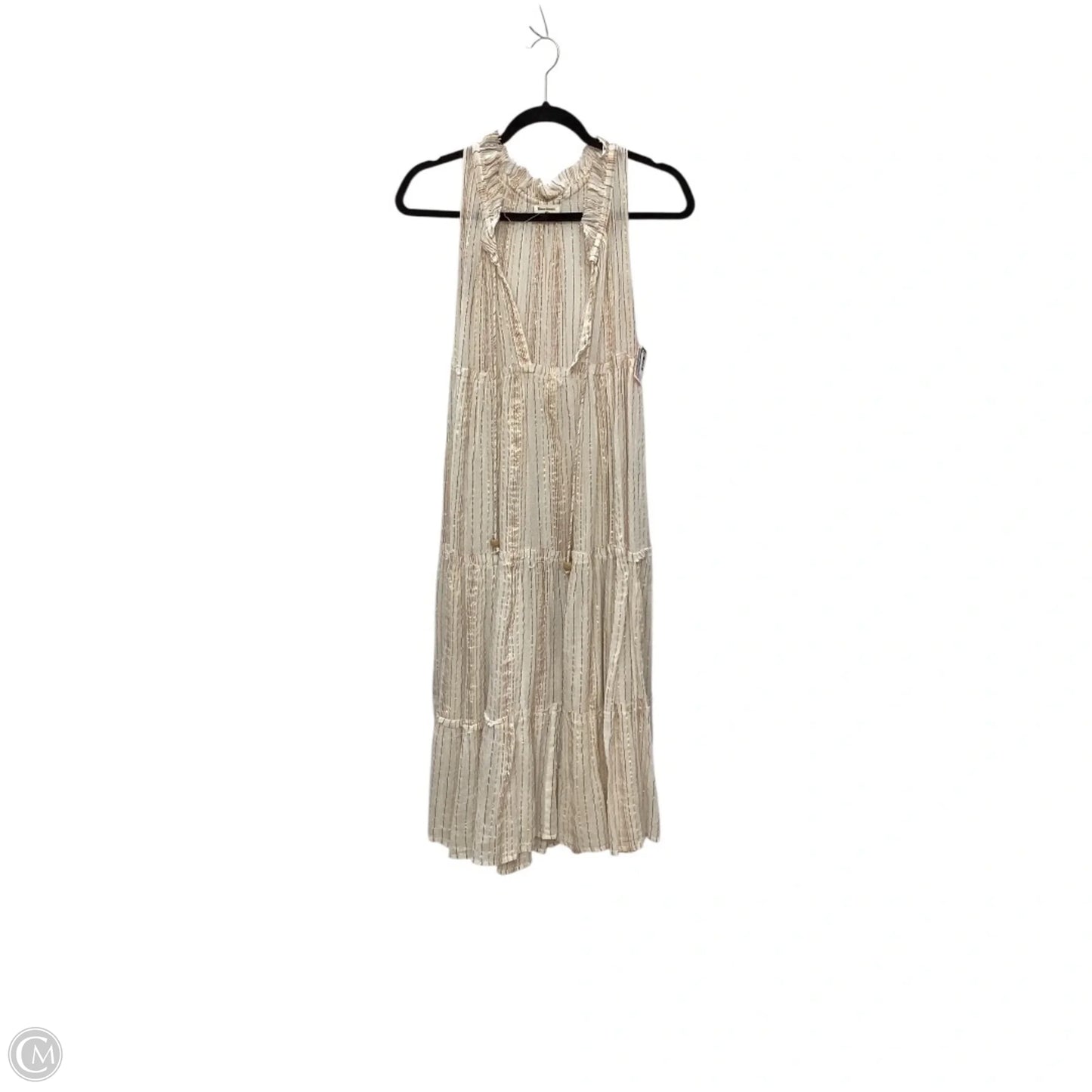 Dress Casual Midi By World Market In Beige, Size: S