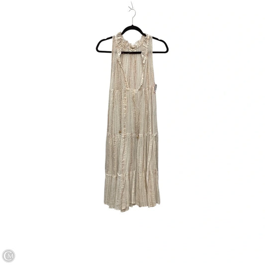 Dress Casual Midi By World Market In Beige, Size: S